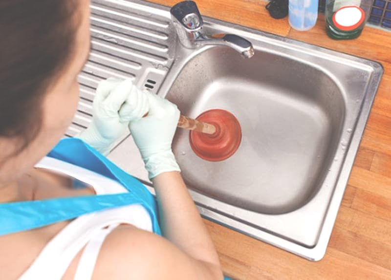 cách thông tắc cống bồn rửa bát